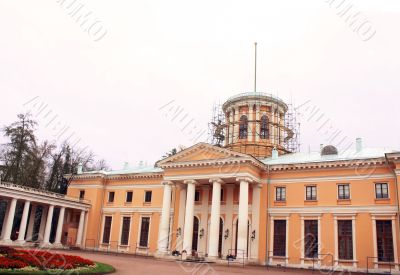 Historic building under restoration