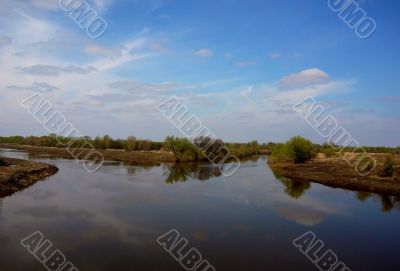 River Delta in the spring.