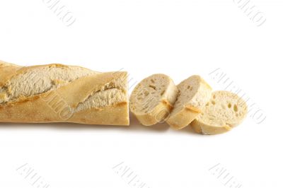 sliced baguette