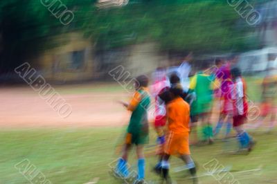 on the sidelines