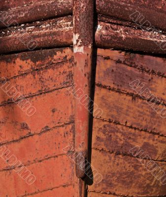 Tip of Rusted Boat