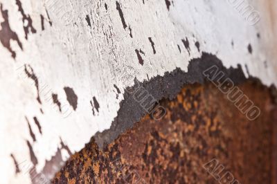 Old White and Rust Texture