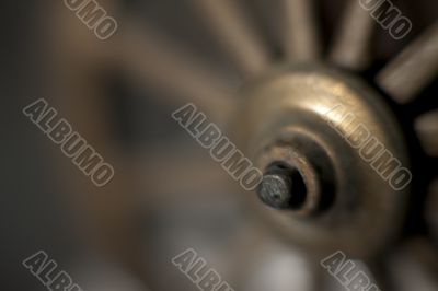 cropped view of a wheel