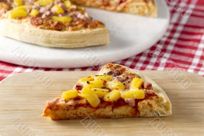 slice of hawaiian pizza