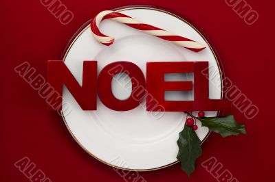 plate with holiday themes 