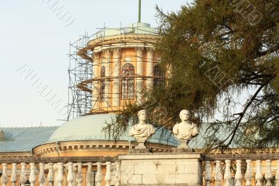 Historic building under restoration