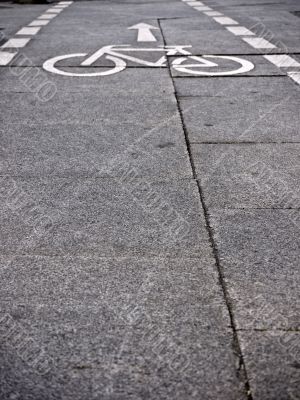 bicycle path-perspektive