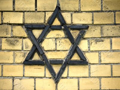 Star of David-Wall-Yellow