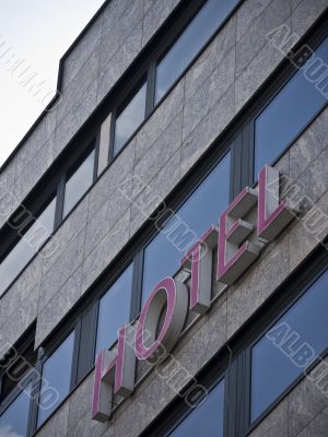 Sign-Hotel-red-facade