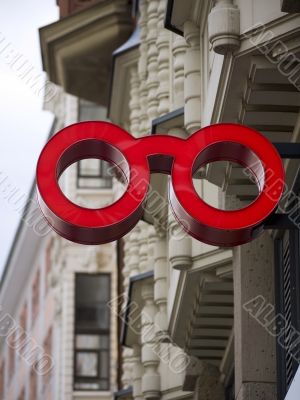 Glasses-Advertising-building