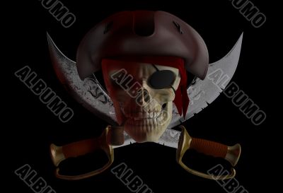 Pirate skull