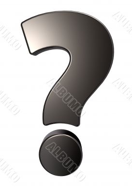 metal question mark