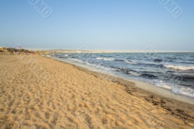 Beach in Hammamet, Tunisia