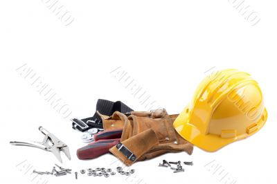 close up shot of hard hat close up shot of hard hat
