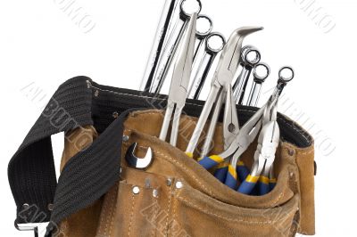 tool belt with spanners and pliers tool belt with spanners and pliers