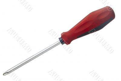 screw driver with red handle