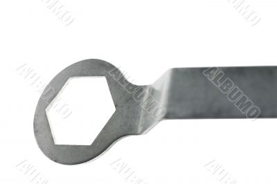 close up shot of a spanner