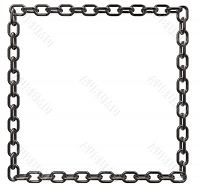 metal chains frame