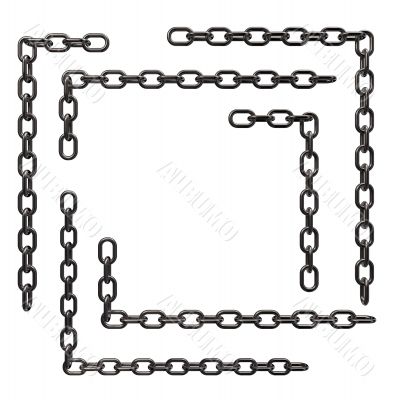 metal chain frame borders
