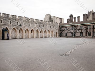 Castle Walls with Guard