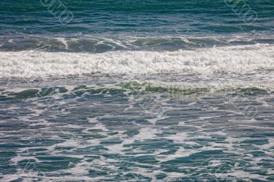gushing waves