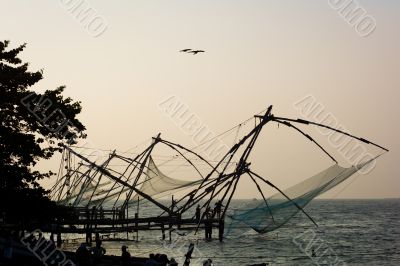 elaborate fishing nets