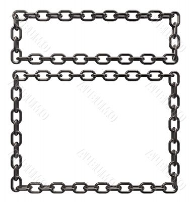 metal chains frame