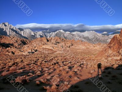 lone pine peak and alabama hills shortly after sunrise eastern s