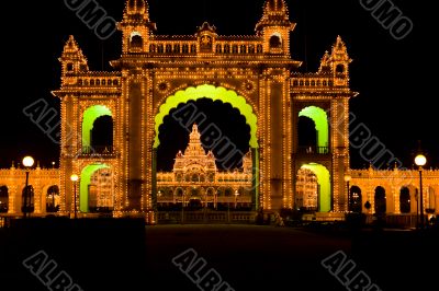 front gates of the palace