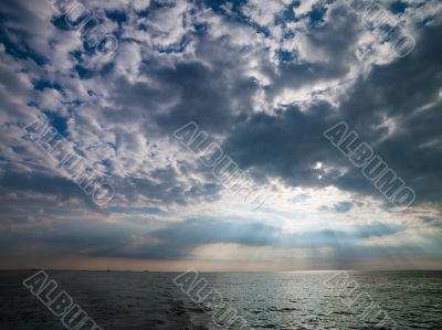sunrays on the water