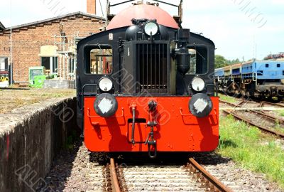 Old steam locomotive