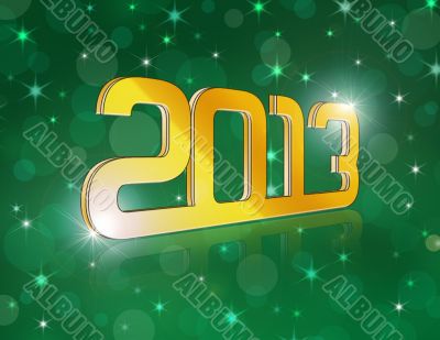 New Year 2013 Greeting Card 