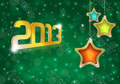 New Year 2013 Greeting Card 