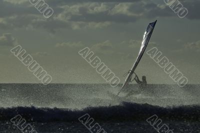 Windsurfer, Sanxenxo, October 27th 2012