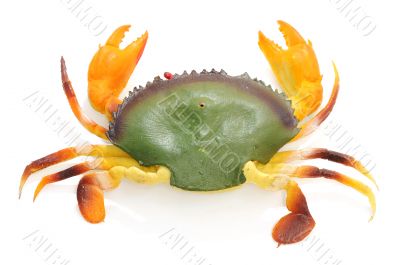 Plastic toy of crab