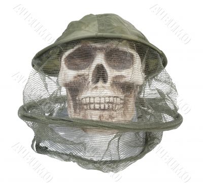 Bee Keeper Hat on Skull