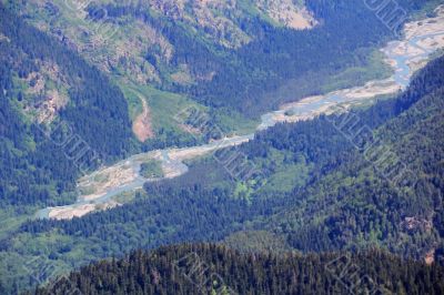 Caucasus mountains Dombai