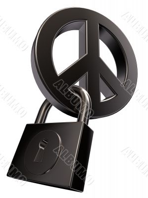 peace and padlock