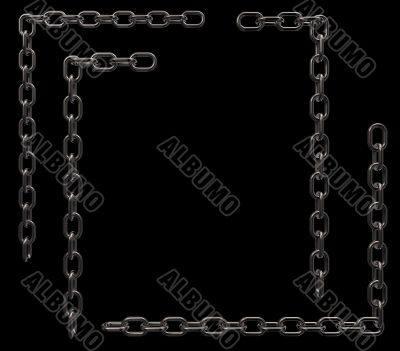 metal chain frame borders