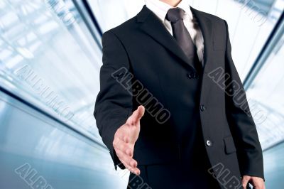 Business man handshake Business man handshake