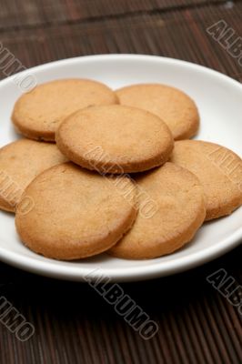 Biscuits on a plate