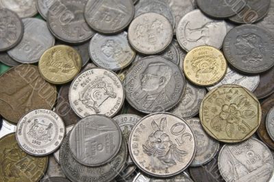 different currency coins