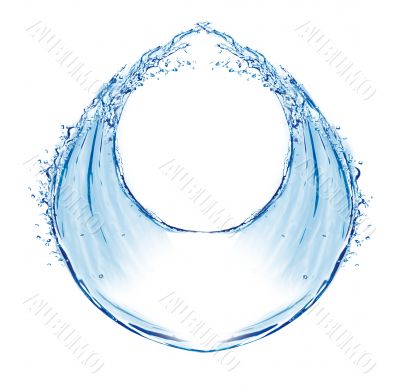 water splash circular water splash circular