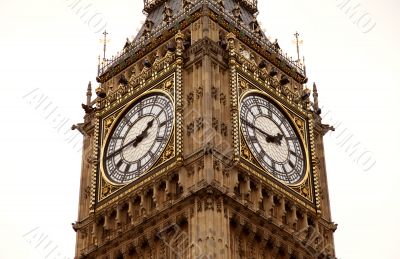 Close up of Big ben watch