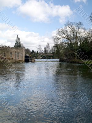 Thames River with Clouds