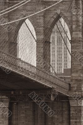 vintage photo of the brooklyn bridge vintage photo of the brooklyn bridge