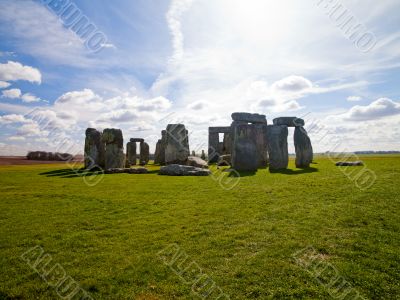 panoramic view of stonehenge