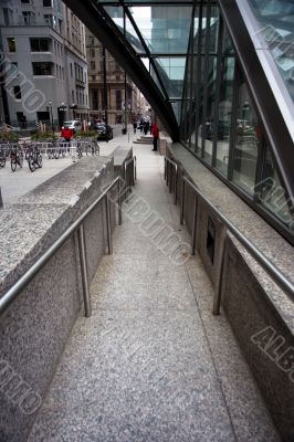 steps and staircase with railing in toronto canada steps and staircase with railing in toronto canada