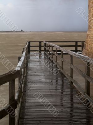 wet walkway