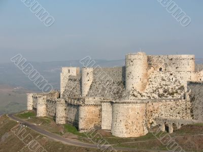 Medieval Crusaders fortress Medieval Crusaders fortress